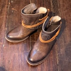 Freebird by Steven Casey leather booties Size 7